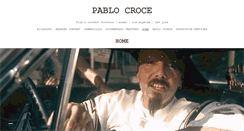 Desktop Screenshot of pablocroce.com